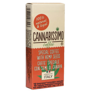 Cannabissimo Coffee with Hemp Seeds